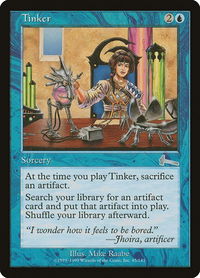 Tinker - Urza's Legacy (ULG) #45 - Uncommon Magic: The Gathering Trading Card