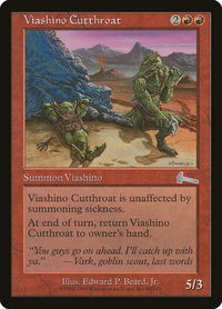 Viashino Cutthroat - Urza's Legacy (ULG) #94 - Uncommon Magic: The Gathering Trading Card
