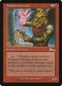 Viashino Heretic - Urza's Legacy (ULG) #95 - Uncommon Magic: The Gathering Trading Card