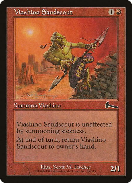 Viashino Sandscout - Urza's Legacy Magic: The Gathering trading card
