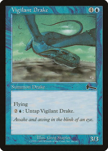 Vigilant Drake - Urza's Legacy Magic: The Gathering trading card