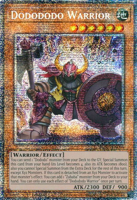 Dodododo Warrior (Starlight Rare) - Duelist's Advance YuGiOh trading card