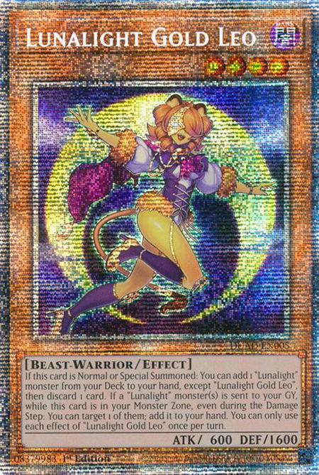 Lunalight Gold Leo (Starlight Rare) - Duelist's Advance YuGiOh trading card