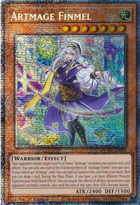 Artmage Finmel (Starlight Rare) - Duelist's Advance (DUAD) #DUAD-EN009 - Starlight Rare YuGiOh Trading Card
