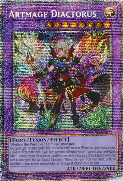 Artmage Diactorus (Starlight Rare) trading card from Duelist's Advance Artmage Diactorus (Starlight Rare) - Duelist's Advance YuGiOh trading card