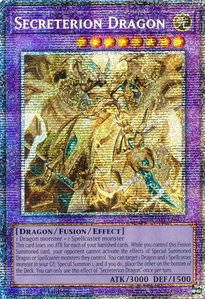 Secreterion Dragon (Starlight Rare) - Duelist's Advance (DUAD) #DUAD-EN037 - Starlight Rare YuGiOh Trading Card