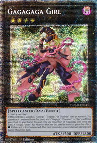 Gagagaga Girl (Starlight Rare) - Duelist's Advance (DUAD) #DUAD-EN043 - Starlight Rare YuGiOh Trading Card