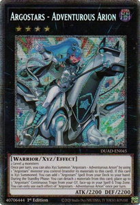 Argostars - Adventurous Arion (Starlight Rare) - Duelist's Advance (DUAD) #DUAD-EN045 - Starlight Rare YuGiOh Trading Card