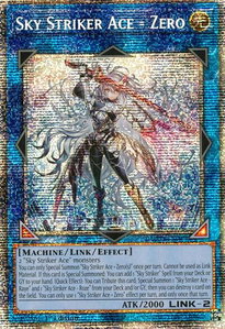 Sky Striker Ace = Zero (Starlight Rare) - Duelist's Advance (DUAD) #DUAD-EN049 - Starlight Rare YuGiOh Trading Card