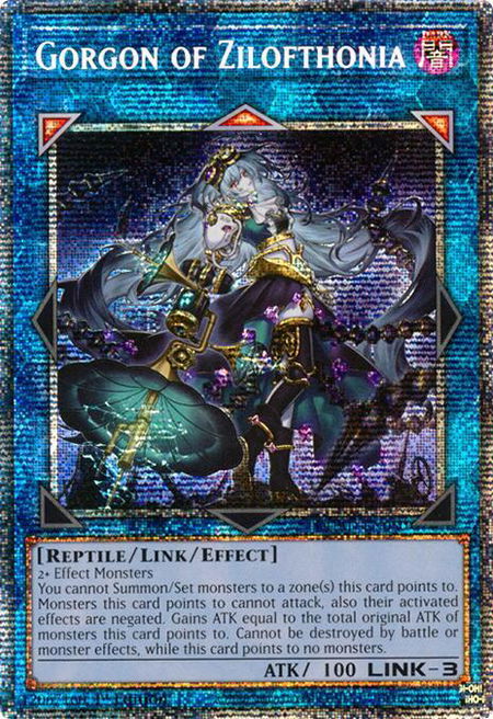 Gorgon of Zilofthonia (Starlight Rare) - Duelist's Advance YuGiOh trading card