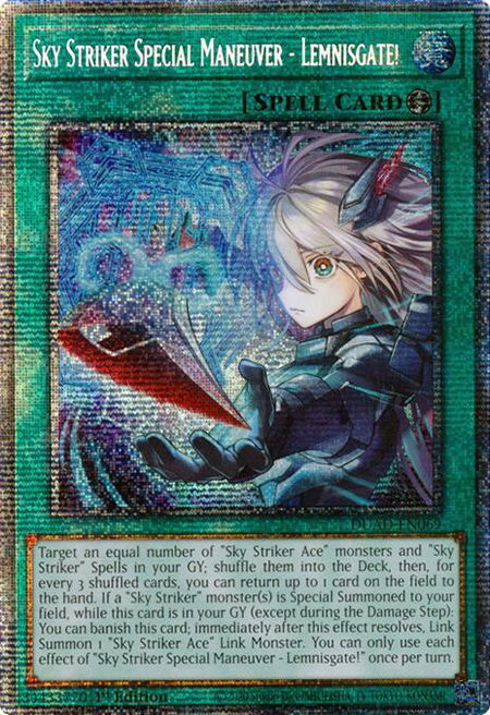 Sky Striker Special Maneuver - Lemnisgate! (Starlight Rare) - Duelist's Advance YuGiOh trading card