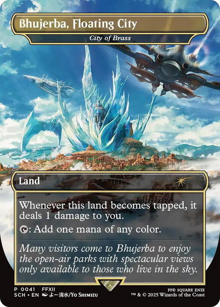 Bhujerba, Floating City - City of Brass - Game Day & Store Championship Promos Magic: The Gathering trading card