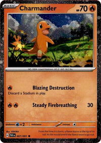 Charmander - 007/091 (Cosmos Holo) - Miscellaneous Cards & Products (MCAP) #007/091 - Common Pokémon Trading Card
