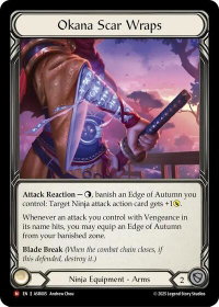 Okana Scar Wraps - Armory Deck: Ira #ASR005 - Majestic Flesh and Blood Trading Card