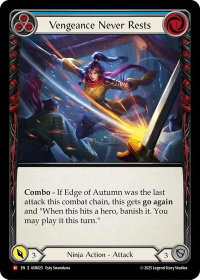 Vengeance Never Rests - Armory Deck: Ira #ASR025 - Majestic Flesh and Blood Trading Card