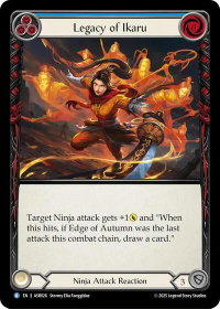 Legacy of Ikaru - Armory Deck: Ira #ASR026 - Rare Flesh and Blood Trading Card