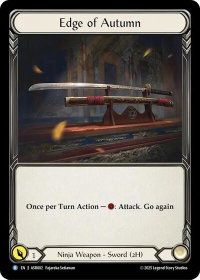 Edge of Autumn - Armory Deck: Ira #ASR002 - Rare Flesh and Blood Trading Card