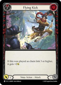 Flying Kick (Red) - Armory Deck: Ira #ASR009 - Common Flesh and Blood Trading Card