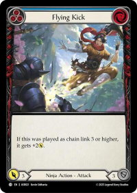 Flying Kick (Blue) - Armory Deck: Ira #ASR021 - Common Flesh and Blood Trading Card
