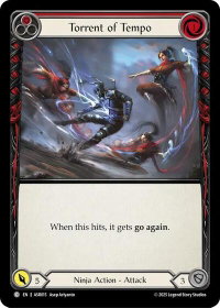 Torrent of Tempo (Red) - Armory Deck: Ira #ASR015 - Common Flesh and Blood Trading Card
