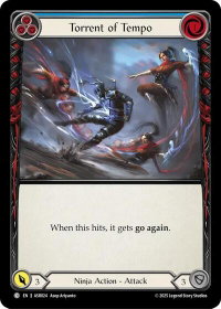 Torrent of Tempo (Blue) - Armory Deck: Ira #ASR024 - Common Flesh and Blood Trading Card