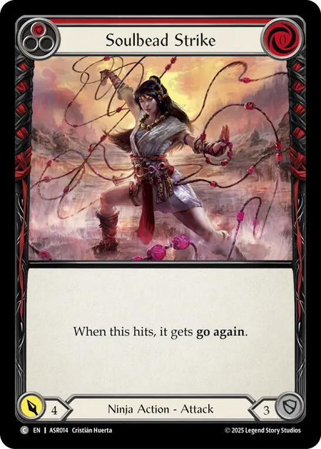 Soulbead Strike (Red) - Armory Deck: Ira Flesh and Blood trading card
