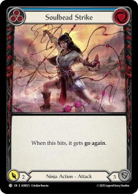Soulbead Strike (Blue) - Armory Deck: Ira #ASR023 - Common Flesh and Blood Trading Card