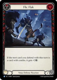 Flic Flak (Red) - Armory Deck: Ira #ASR017 - Rare Flesh and Blood Trading Card
