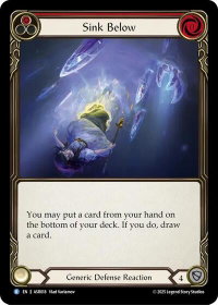 Sink Below (Red) - Armory Deck: Ira #ASR018 - Common Flesh and Blood Trading Card