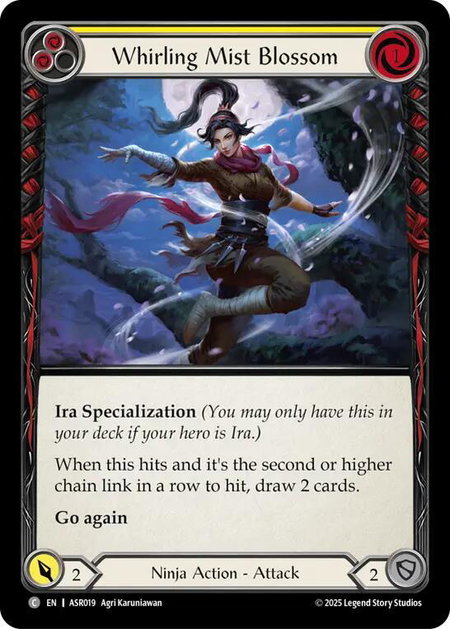 Whirling Mist Blossom - Armory Deck: Ira Flesh and Blood trading card