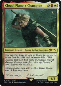 Cloud, Planet's Champion (Costco Bundle) - Unique and Miscellaneous Promos (UMP) #3 - Promo Magic: The Gathering Trading Card