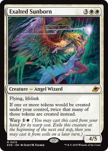 Exalted Sunborn - Edge of Eternities (EOE) #15 - Mythic Rare Magic: The Gathering Trading Card