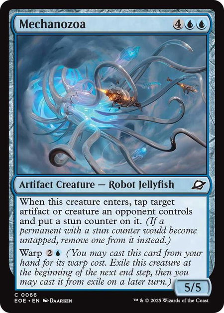 Mechanozoa - Edge of Eternities Magic: The Gathering trading card
