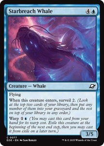 Starbreach Whale - Edge of Eternities (EOE) #77 - Common Magic: The Gathering Trading Card