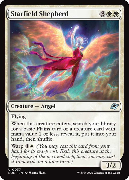 Starfield Shepherd - Edge of Eternities Magic: The Gathering trading card