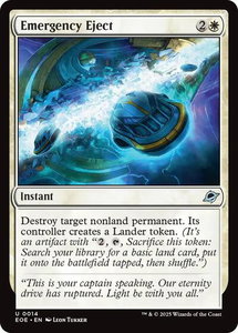 Emergency Eject - Edge of Eternities (EOE) #14 - Uncommon Magic: The Gathering Trading Card