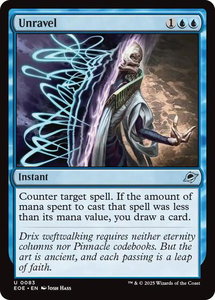 Unravel - Edge of Eternities (EOE) #83 - Uncommon Magic: The Gathering Trading Card