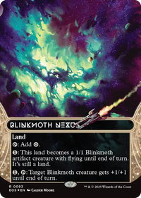 Blinkmoth Nexus (0093) (Borderless) (Galaxy Foil) - Edge of Eternities: Stellar Sights (EOS) #93 - Rare Magic: The Gathering Trading Card