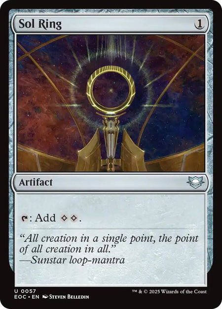 Sol Ring - Commander: Edge of Eternities Magic: The Gathering trading card