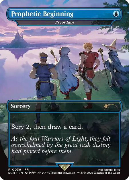 Prophetic Beginning - Preordain - Game Day & Store Championship Promos Magic: The Gathering trading card