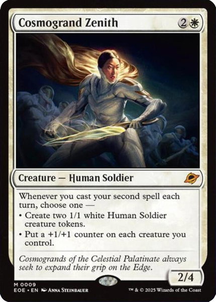 Cosmogrand Zenith trading card from Edge of Eternities Cosmogrand Zenith - Edge of Eternities Magic: The Gathering trading card