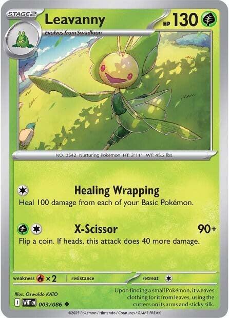 Leavanny - SV: White Flare Pokémon trading card