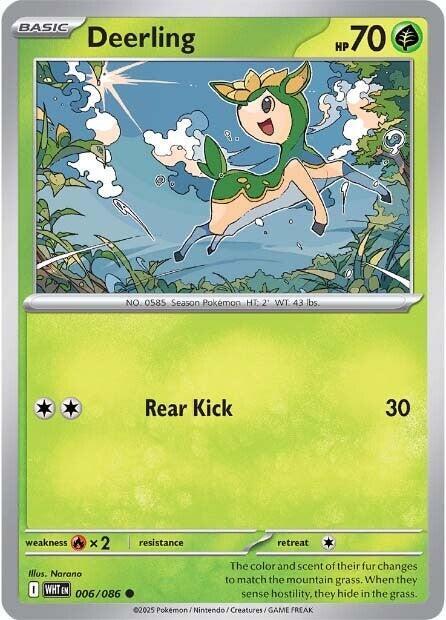 Deerling - SV: White Flare Pokémon trading card