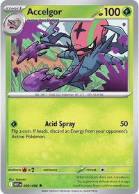 Accelgor - SV: White Flare (WHT) #009/086 - Uncommon Pokémon Trading Card
