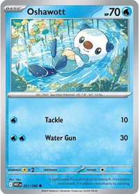 Oshawott - SV: White Flare (WHT) #021/086 - Common Pokémon Trading Card