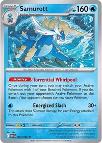 Samurott - SV: White Flare (WHT) #023/086 - Rare Pokémon Trading Card
