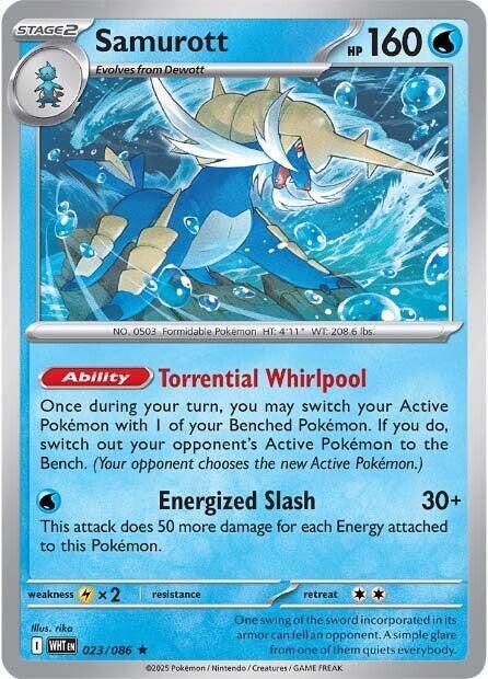 Samurott - SV: White Flare Pokémon trading card