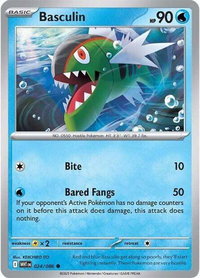 Basculin - SV: White Flare (WHT) #024/086 - Common Pokémon Trading Card
