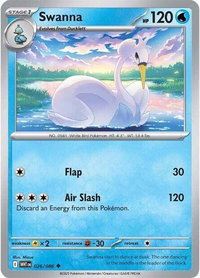 Swanna - SV: White Flare (WHT) #026/086 - Uncommon Pokémon Trading Card