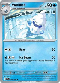 Vanillish - SV: White Flare (WHT) #028/086 - Common Pokémon Trading Card